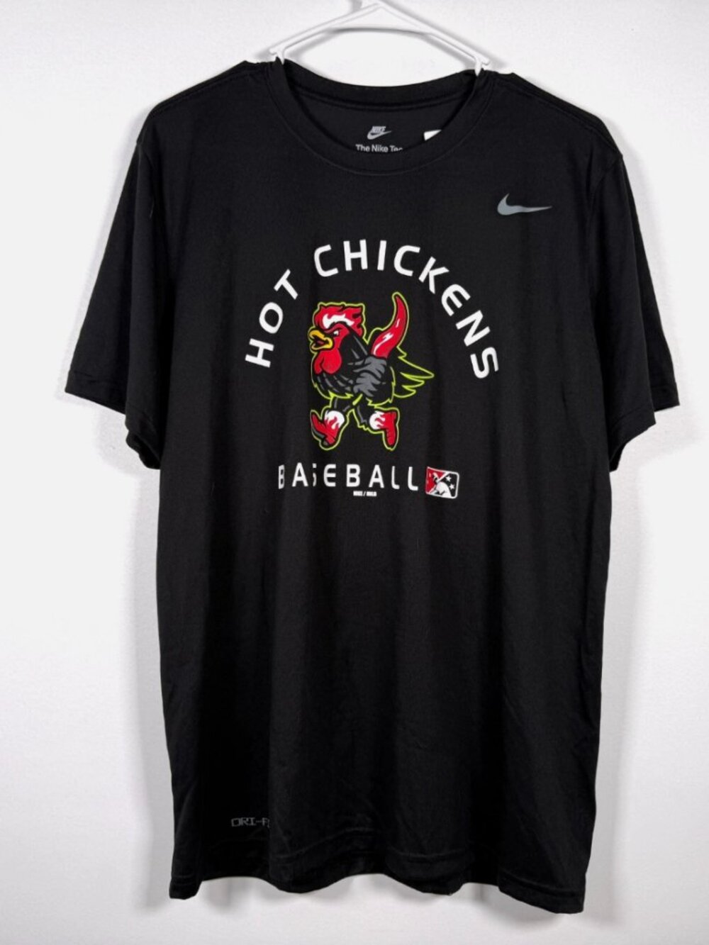 Nashville Sounds Hot Chickens Baseball Nike Short Sleeve Shirt Men's Size Large